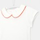 Toddler girl short-sleeved bodysuit