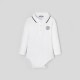 Toddler boy polo collar bodysuit
