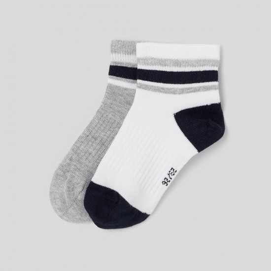 Boy athletic sock duo