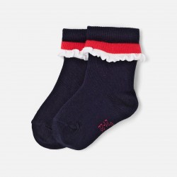 Toddler girl ruffled socks
