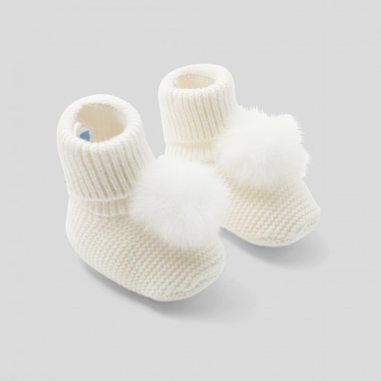 Unisex baby booties