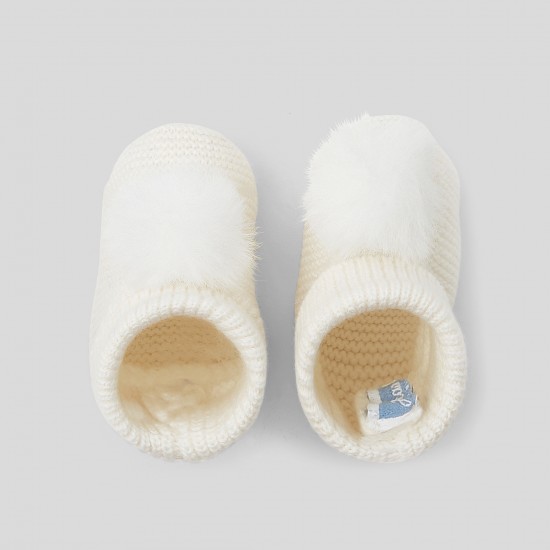 Unisex baby booties