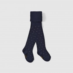 Baby girl polka dot tights