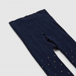 Baby girl polka dot tights