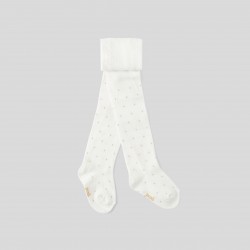 Baby girl polka dot tights