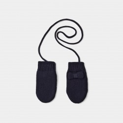 Toddler girl knit mittens 