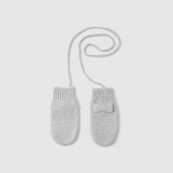 Toddler girl knit mittens 