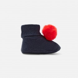 Baby girl pom pom slippers