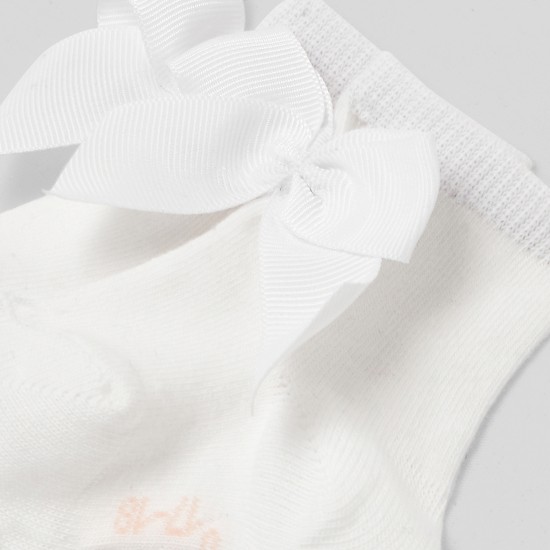 Baby girl socks with bow