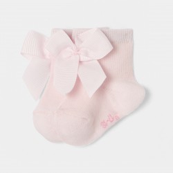 Baby girl socks with bow