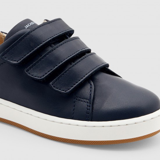 Boy smooth leather tennis shoes