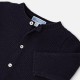 Baby boy garter stitch cardigan