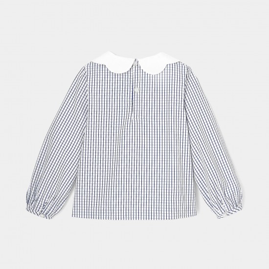 Girl checkered blouse