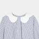 Girl checkered blouse