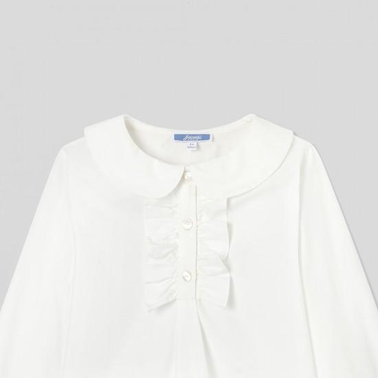 Girl poplin blouse
