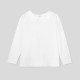 Girl t-shirt with scalloped collar