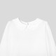 Girl t-shirt with scalloped collar