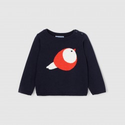 Toddler girl little bird sweater