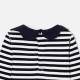 Toddler girl striped bodysuit