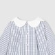 Toddler girl checked blouse