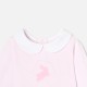 Baby girl little rabbit footed pajamas