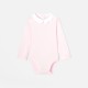 Toddler girl bodysuit with scalloped collar