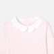 Toddler girl bodysuit with scalloped collar