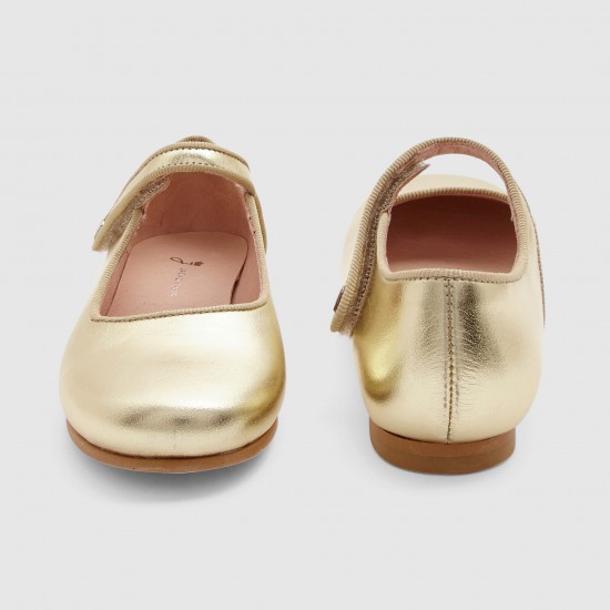 Girl glazed leather Mary Janes