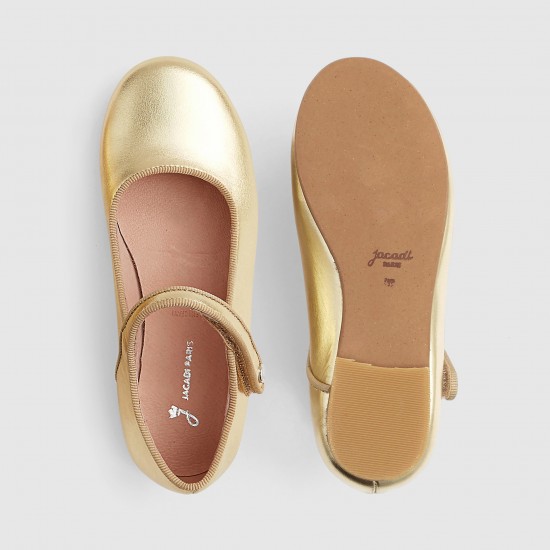 Girl glazed leather Mary Janes