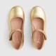 Girl glazed leather Mary Janes