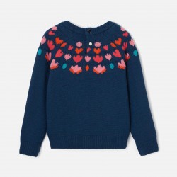 Girl jacquard sweater