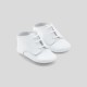 Unisex baby leather booties