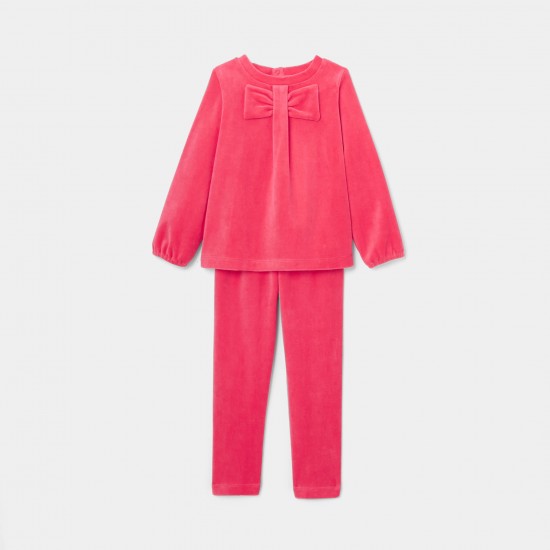 Girl velvet pajamas