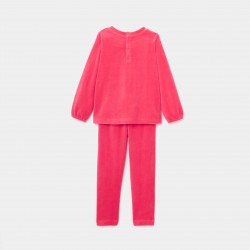Girl velvet pajamas