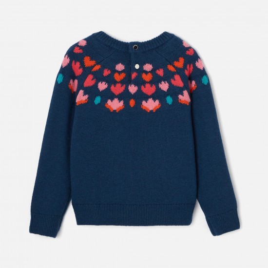 Girl jacquard sweater