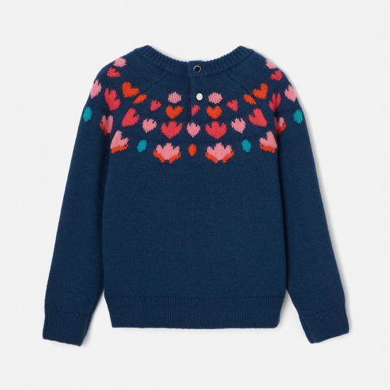 Girl jacquard sweater