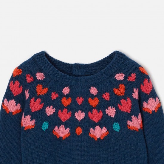 Girl jacquard sweater
