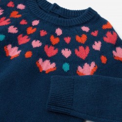 Girl jacquard sweater