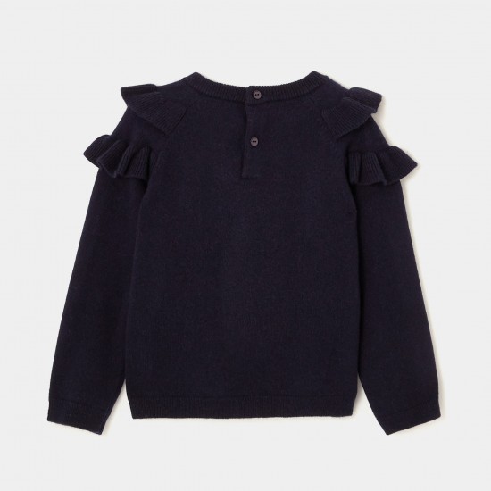 Girl color block sweater