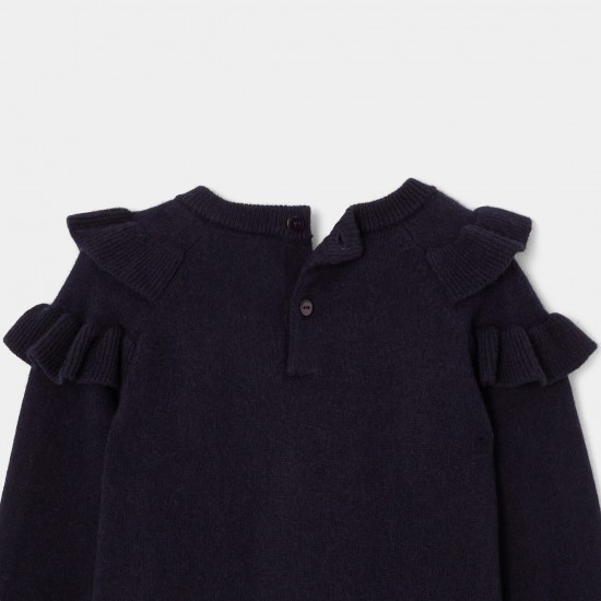 Girl color block sweater