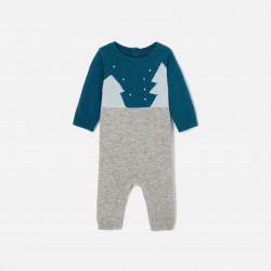 Baby boy knit onesie
