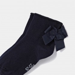 Girl socks with bow