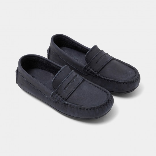 Boy nubuck moccasins