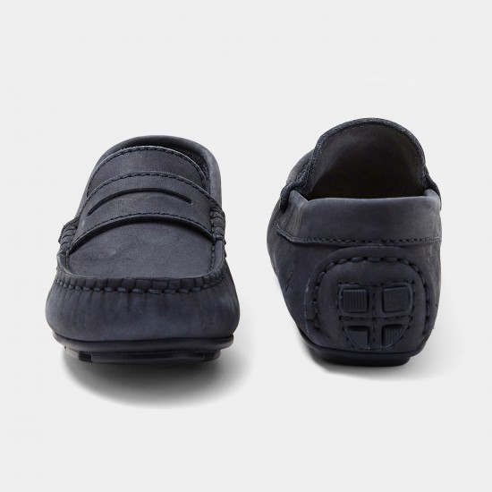 Boy nubuck moccasins