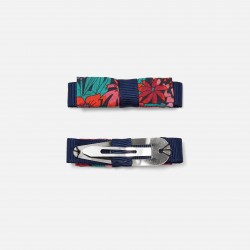 Girl duo of Liberty print barrettes