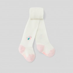 Baby girl little bird tights