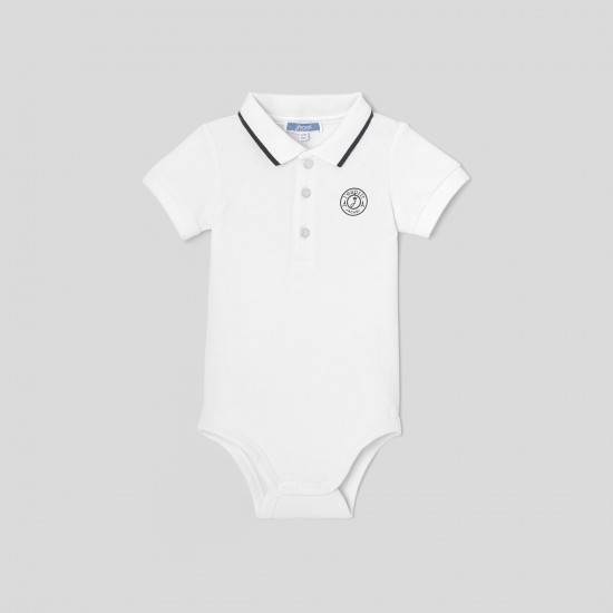 Toddler boy polo bodysuit