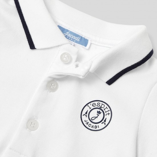 Toddler boy polo bodysuit
