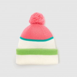 Girl color block hat