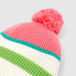 Girl color block hat